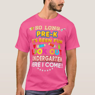 Lang voor de kleuterschool hier kom ik bij Las T-shirt