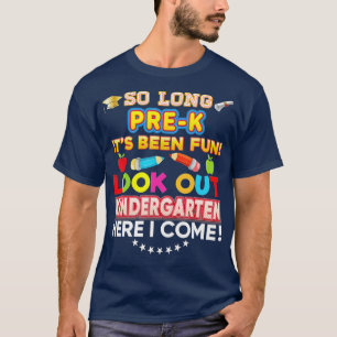 Lang voor de kleuterschool hier kom ik bij Las T-shirt