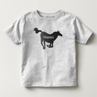Långärmad tröja med häst & namn kinder shirts