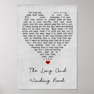 Langdurig en windenergie gray zong Lyric Poster