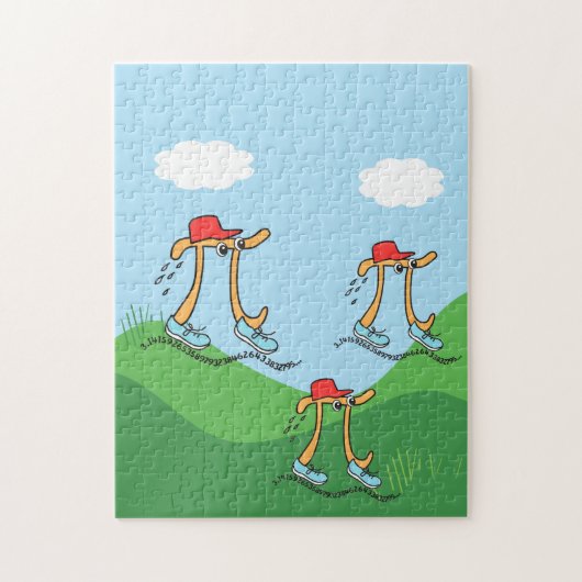 Langdurige Pi Funny Pi Symbolen Legpuzzel (Verticaal)