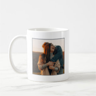 Langdurige relatie aangepaste foto elegant koffiemok