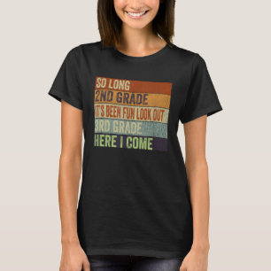 Lange 2e klas Hallo 3e klas docent T-shirt