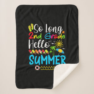 Lange 2e klas Hallo zomerdag op school. Sherpa Deken
