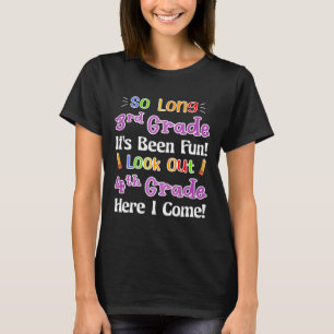Lange 3e klas... vette blik uit de 4e klas. t-shirt
