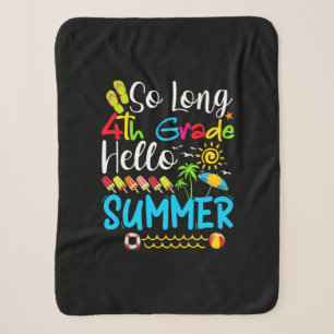 Lange 4e graad Hallo zomerdag op school. Sherpa Deken