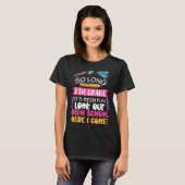 Lange 8e graad Hallo middelbare school T-shirt (Voorkant volledig)