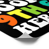 Lange 8e graad kijk uit 9de graad hier ik kom poster (Hoek)