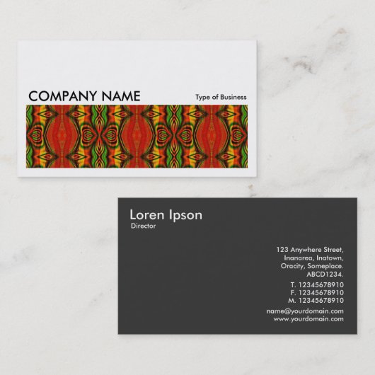 Lange Afbeelding 01 Visitekaartje (Voorkant / Achterkant)