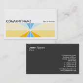 Lange Afbeelding 0264 - Kleursegmenten 04 Visitekaartje (Voorkant / Achterkant)