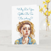 Lange afstand beste vriend | U nodig Kaart (Gele Bloem)