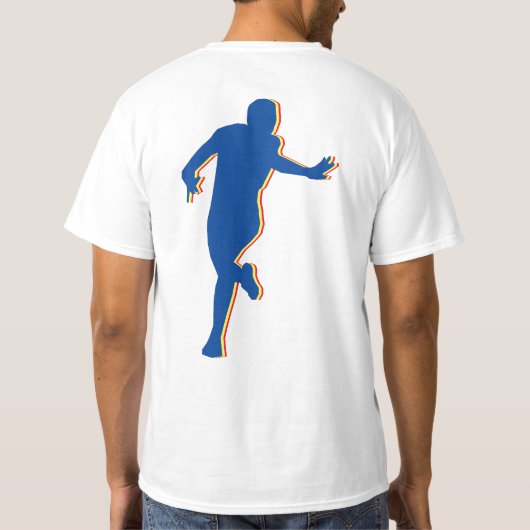 Lange afstand is 90% mentaal en de t-shirt (Achterkant)