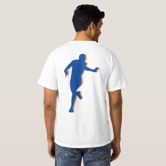 Lange afstand is 90% mentaal en de t-shirt (Achterkant volledig)