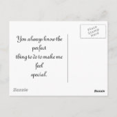 lange afstand knuffel Briefkaart (Achterkant)