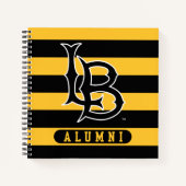 Lange band deelstaat Alumni Stripes Notitieboek (Voorkant)