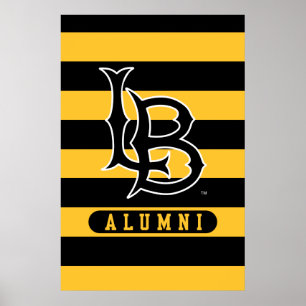 Lange band deelstaat Alumni Stripes Poster