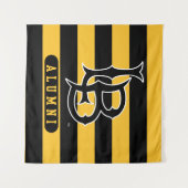 Lange band deelstaat Alumni Stripes Wandkleed (Voorkant (horizontaal))