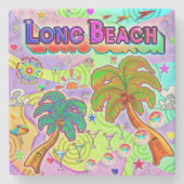 Lange band Vacation Target Onderzetter (Voorkant)