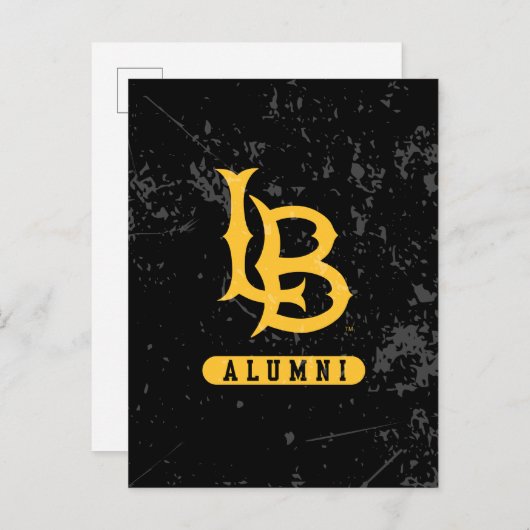 Lange beach state Alumni Distress Uitnodiging Briefkaart (Voorkant / Achterkant)