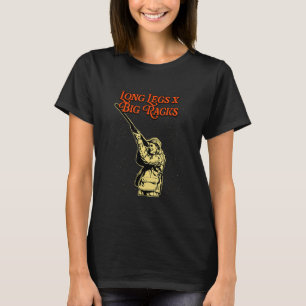 Lange benen x grote rekken hertenjacht Elk Hunter T-shirt