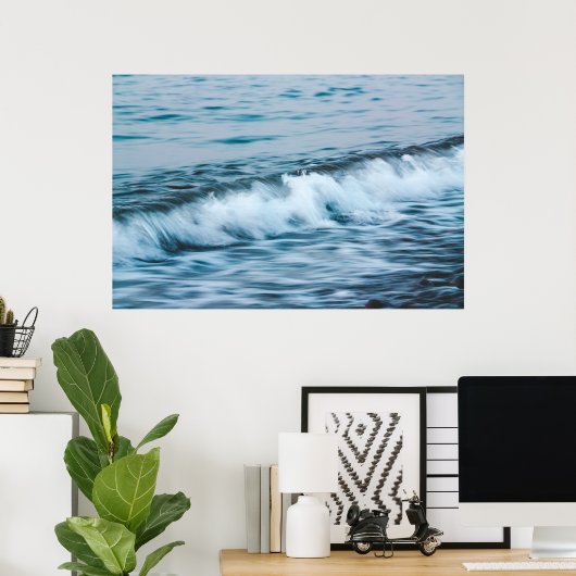 Lange blootstellingsgolven poster (Thuiskantoor)