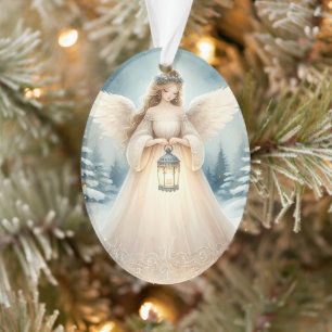 L'ange céleste de l'hiver Lanterne de l'Espoir