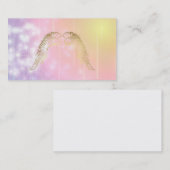 L'ange d'aura s'envole les cartes de visite (Devant / Derrière)