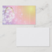 L'ange d'aura s'envole les cartes de visite (Devant / Derrière)