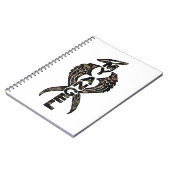 L'ange de camouflage s'envole le carnet de notes à (Côté gauche)