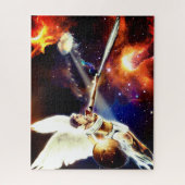 L'ange de l'espace imaginaire art puzzle (Vertical)