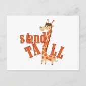 Lange de Tribune van de giraf Briefkaart (Voorkant)