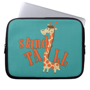 Lange de Tribune van de giraf Laptop Sleeve