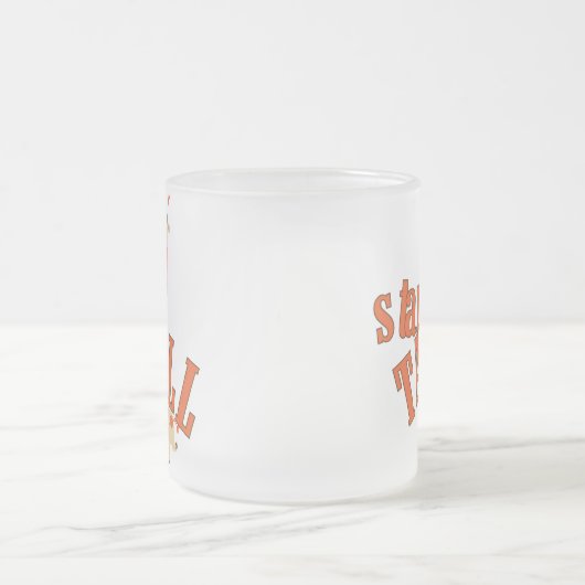 Lange de Tribune van de giraf Matglas Koffiemok (Center)