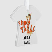 Lange de Tribune van de giraf Ornament (voorkant)