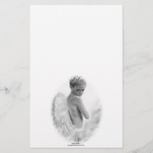 L'ange déchire la papeterie (Devant)