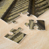 Lange donkere trein legpuzzel (Zijkant)
