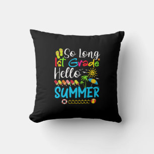 Lange eerste graad Hallo zomerdag op school. Kussen