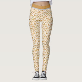 "LANGE GAZELLE PRINT" – ACTIVEWEAR LEGGINGS