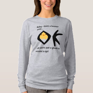 Lange hoes 'Gleam in Eye' Boomeranged T-shirt