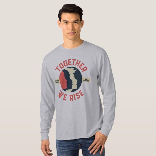 Lange hoes Shirt mars San Francisco (Voorkant volledig)