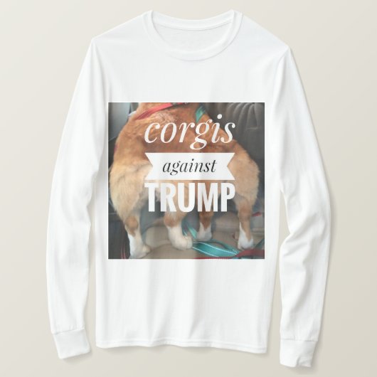 Lange hoes t-shirt (Design voorkant)