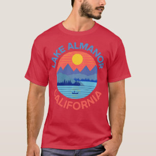 Lange hoes van het Almanor-meer Vissende wandelhoe T-shirt
