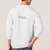 Lange hoes van mannen t-shirt (Achterkant)