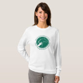 Lange hoes, voor dames, voor dames, T-Shirt (Voorkant volledig)