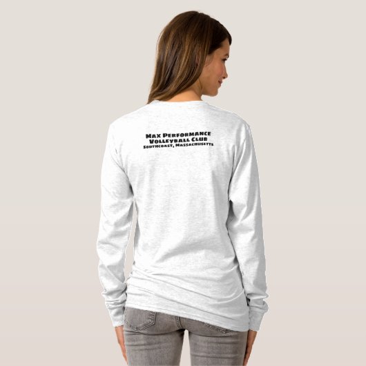 Lange hoes voor vrouwen: Mass Max Logo T-shirt (Achterkant volledig)