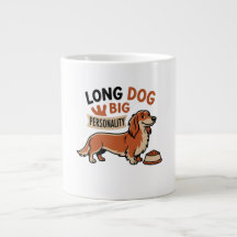 Lange Hond Grote Persoonlijkheid Cartoon