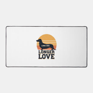 Lange Hond Langere Liefde Vintage Dachshund Zonson Bureaumat