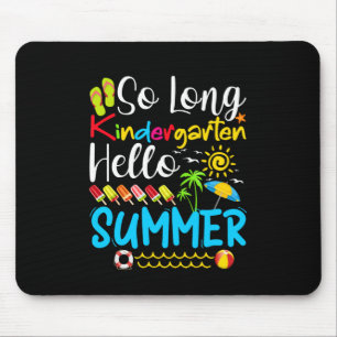 Lange Kindergarten Grade Hallo Summer Muismat