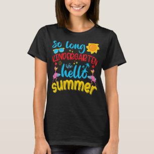 Lange Kindergarten Hallo zomerdag T-shirt