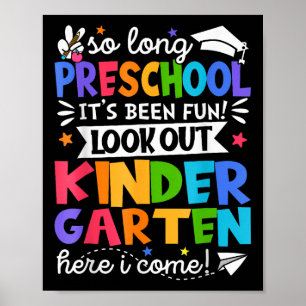 Lange kleuterschool hier kom ik studeren poster
